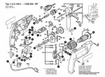 Bosch 0 603 169 870 Csb 550 Rp Percussion Drill 230 V / Eu Spare Parts